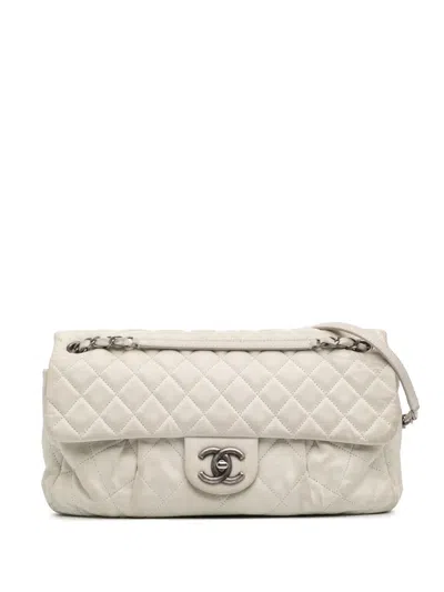 Pre-owned Chanel 2010-2011 Large Iridescent Calfskin Chic Quilt Flap Shoulder Bag