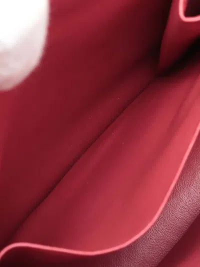 Pre-owned Chanel 2010-2011 Maxi Classic Caviar Double Flap Shoulder Bag In Red