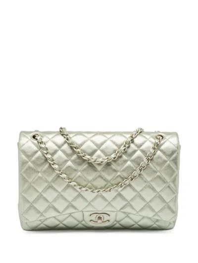 Pre-owned Chanel 2010-2011 Maxi Double Flap Shoulder Bag