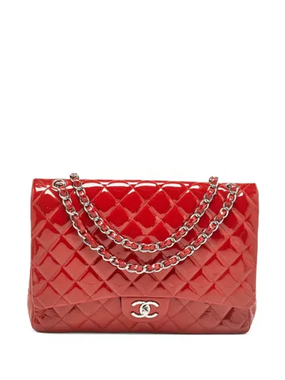 Pre-owned Chanel 2010-2011 Maxi Double Flap Shoulder Bag