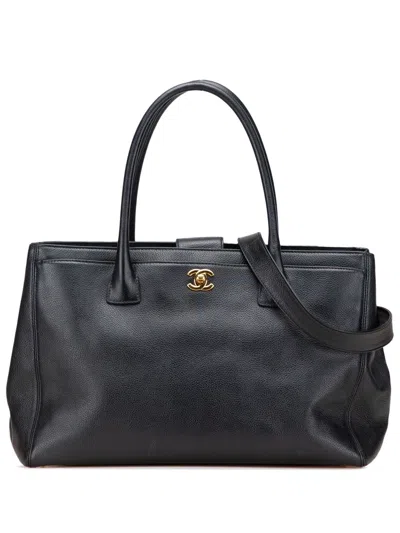 Pre-owned Chanel 2010-2011 Medium Calfskin Executive Cerf Tote Satchel