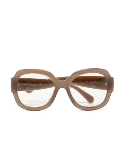 Pre-owned Chanel 2010-2020s Interlocking Cc Square-frame Glasses