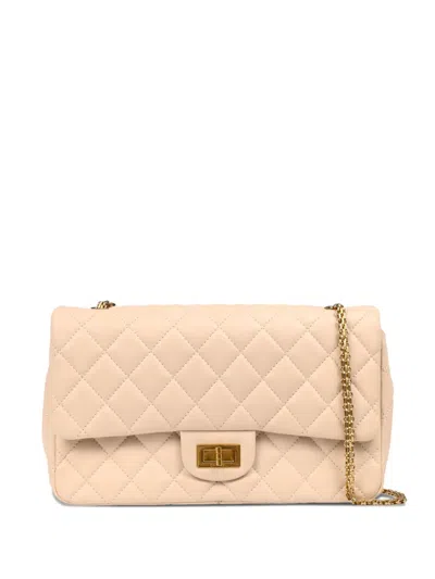 Pre-owned Chanel 2010 2.55 Reissue Shoulder Bag In Neutral