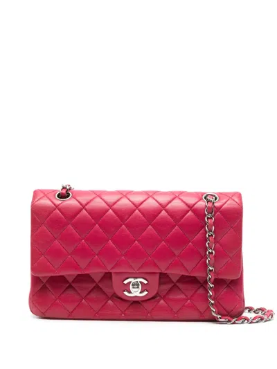 Pre-owned Chanel 2010 2.55 Timeless Shoulder Bag In Pink