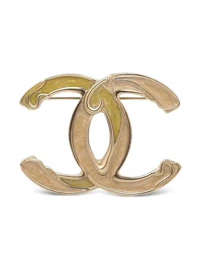 Pre-owned Chanel 2010 Cc Brooch
