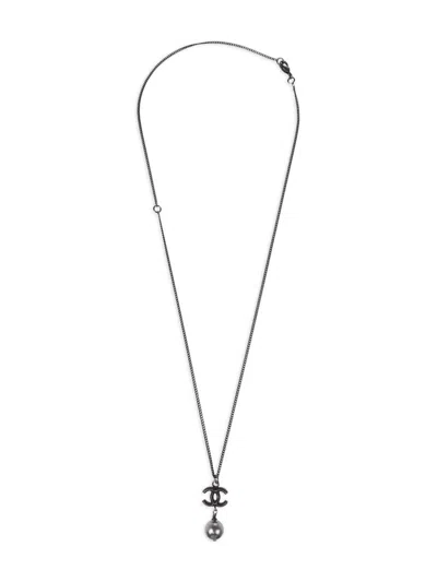 Pre-owned Chanel 2010 Cc Chain Pendant Necklace