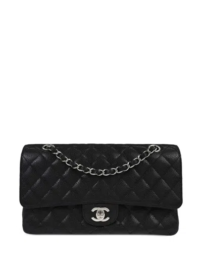 Pre-owned Chanel 2010 Classic Double Flap Shoulder Bag In 黑色
