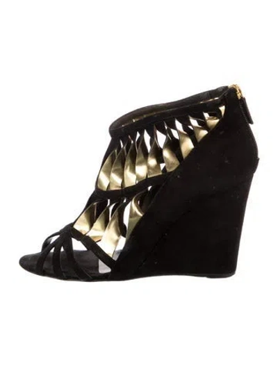 Pre-owned Chanel 2010 Interlocking Cc Logo Gladiator Sandals In Multi