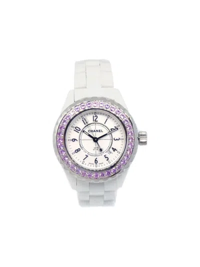 Pre-owned Chanel 2010's J12 33mm In White