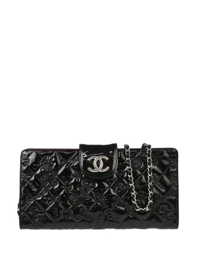 Pre-owned Chanel 2010 Lucky Symbols Shoulder Bag In Black