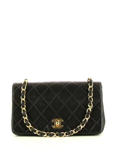 Pre-owned Chanel 2010 Mademoiselle Shoulder Bag In Black