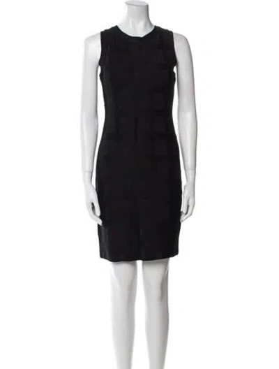 Pre-owned Chanel 2010 Mini Dress In Black