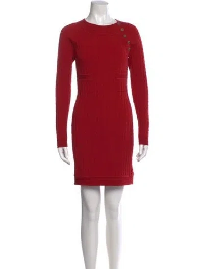 Pre-owned Chanel 2010 Mini Dress In Red