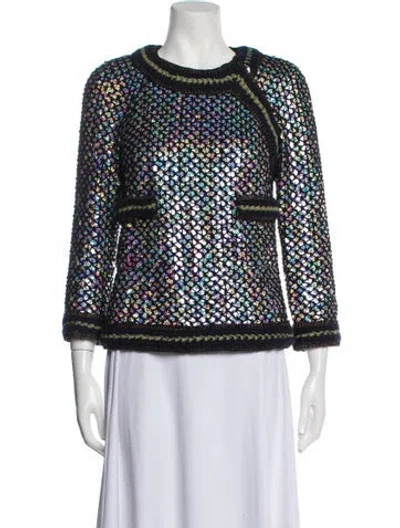 Pre-owned Chanel 2010 Paris-shanghai Evening Jacket In Black