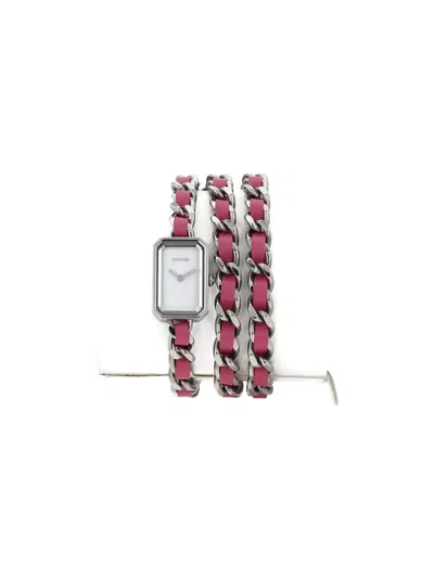 Pre-owned Chanel 2010 Première Rock 24mm In White