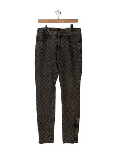 Pre-owned Chanel 2010 Skinny Leg Jeans In Neutrals