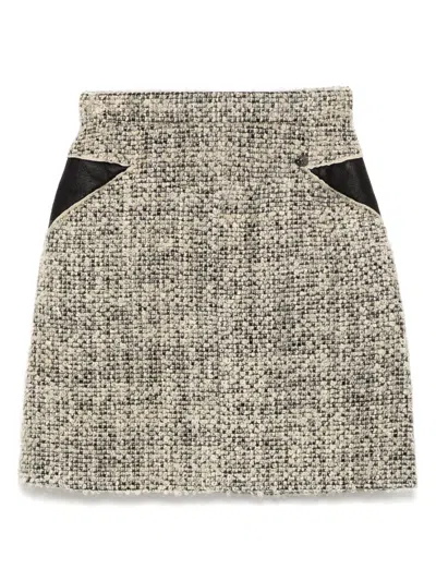 Pre-owned Chanel 2010 Skirt In Grey