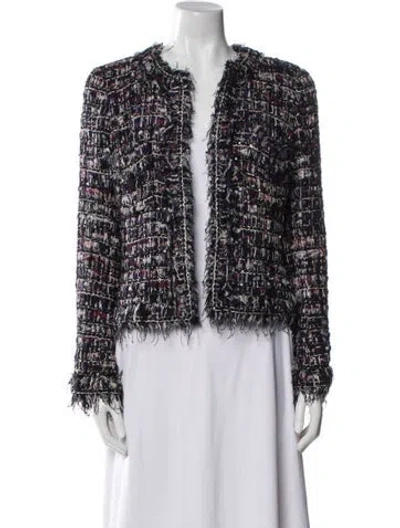 Pre-owned Chanel 2010 Tweed Pattern Evening Jacket In Multi
