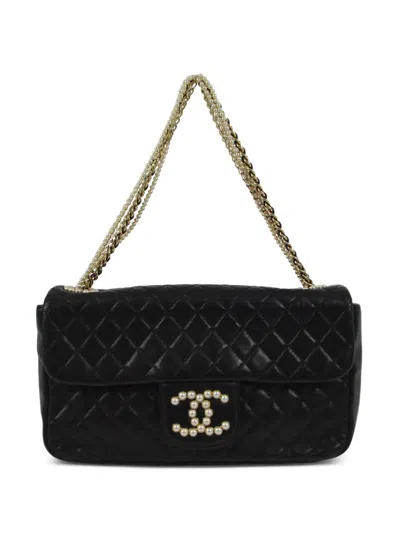 Pre-owned Chanel 2010 Westminster Shoulder Bag In Black