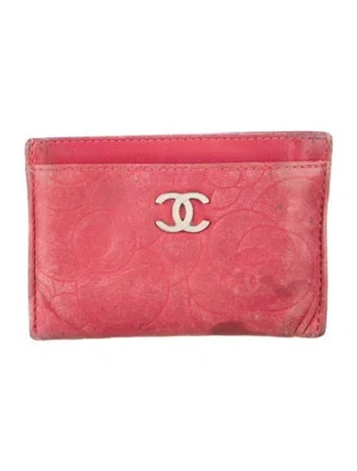 Pre-owned Chanel 2010-2011 Card Holder Card Holder In Pink