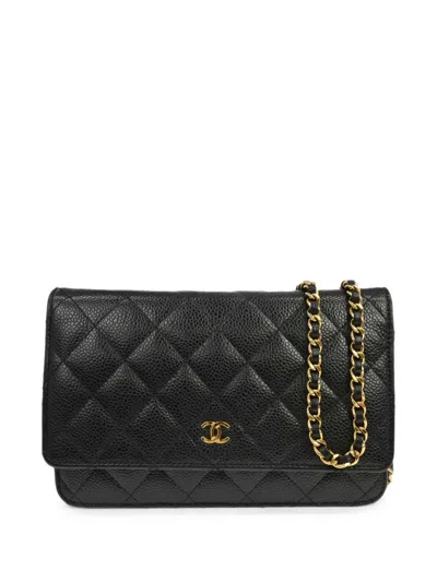 Pre-owned Chanel 2010-2020s Classic Woc Shoulder Bag In Black