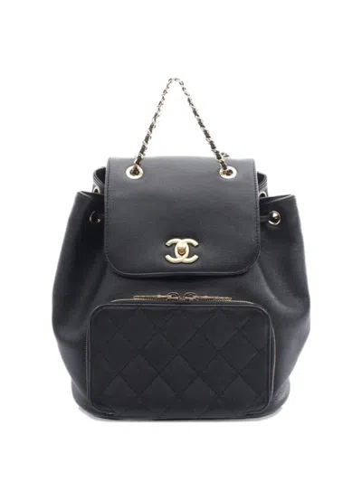 Pre-owned Chanel 2010s Business Affinity Backpack