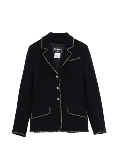 Pre-owned Chanel 2010s Longh-sleeves Blazer In Blue