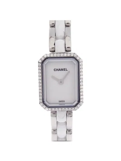 Pre-owned Chanel 2010s Premiere 20mm Watch In White