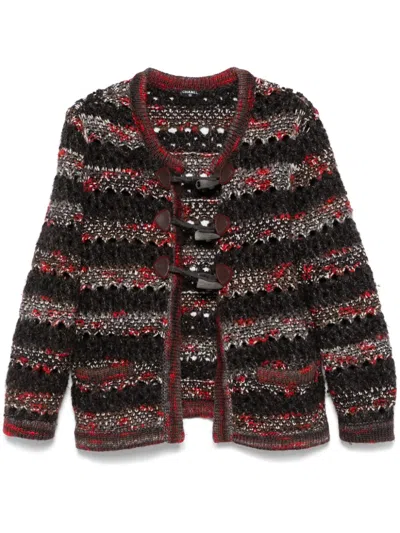 Pre-owned Chanel 2010s Striped Jacket In Red