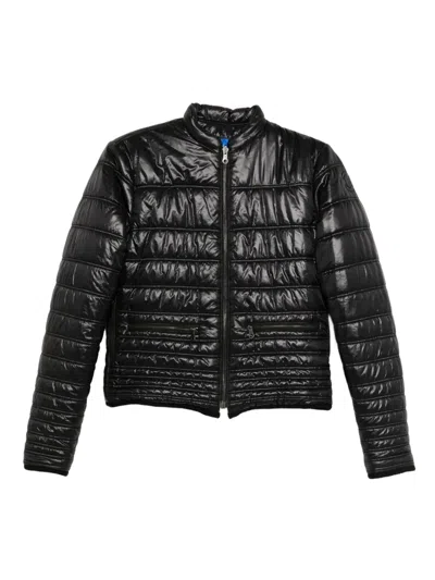 Pre-owned Chanel 2011-2012 Zip Up Reversible Jacket In Black