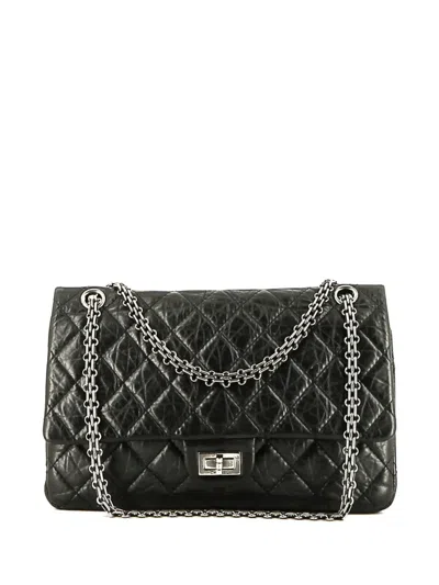 Pre-owned Chanel 2011 2.55 Reissue Shoulder Bag In Black