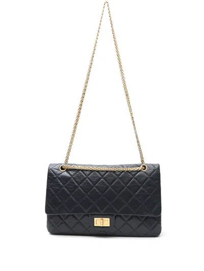 Pre-owned Chanel 2011 2.55 Reissue Shoulder Bag In Blue
