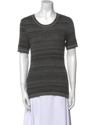 Pre-owned Chanel 2011 Cashmere Sweater In Gray