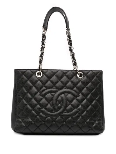 Pre-owned Chanel 2011 Caviar Grand Shopping Tote Bag