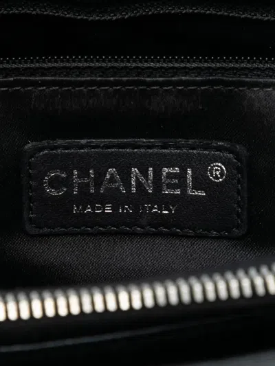 Pre-owned Chanel 2011 Caviar Grand Shopping Tote Bag In Black