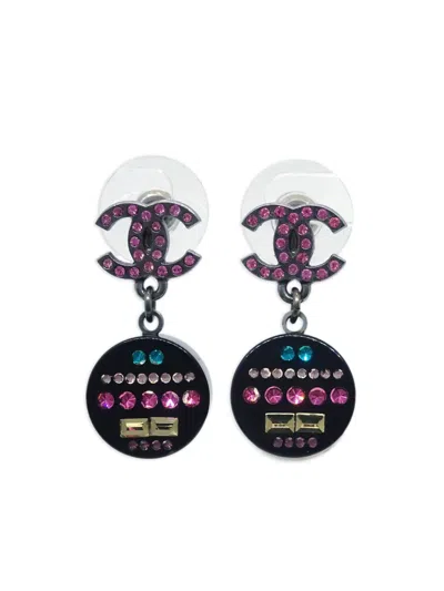 Pre-owned Chanel 2011 Cc Dangle Earrings