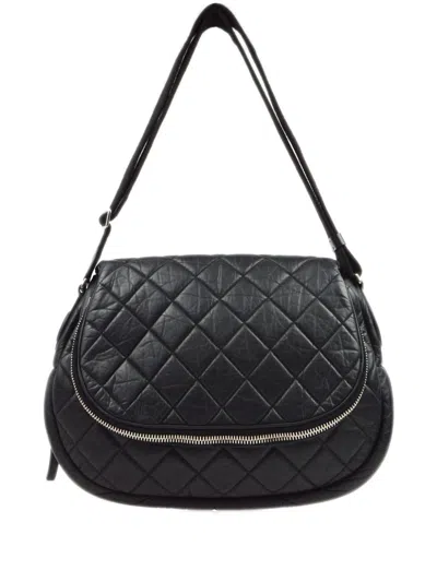 Pre-owned Chanel 2011 Coco Coccoon Shoulder Bag In Black