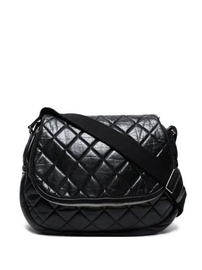 Pre-owned Chanel 2011 Coco Cocoon Shoulder Bag In Black