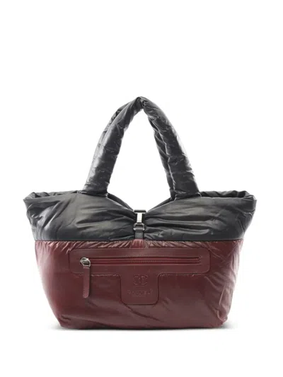 Pre-owned Chanel 2011 Coco Coon Handbag In Black