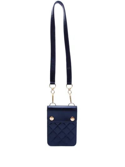 Pre-owned Chanel 2011 Diamond-quilted Mini Bag In Black