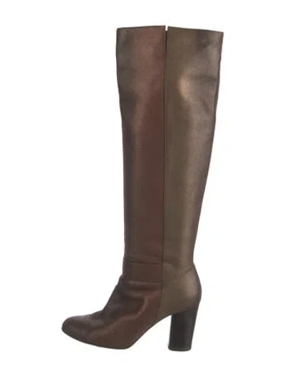 Pre-owned Chanel 2011 Interlocking Cc Logo Boots