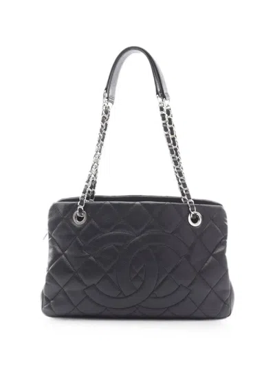 Pre-owned Chanel 2011 Large Timeless Cc Tote Bag In Black