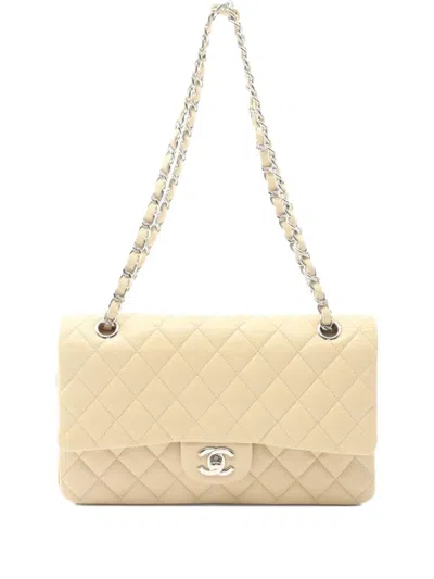 Pre-owned Chanel 2011 Matelasse Chain Shoulder Bag In Neutral