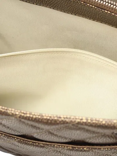Pre-owned Chanel 2011 Metallic Caviar Grand Shopping Tote Bag In Brown