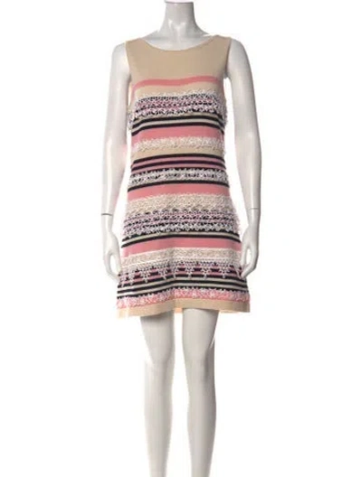 Pre-owned Chanel 2011 Mini Dress In Neutrals