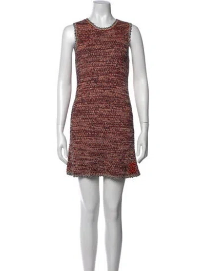 Pre-owned Chanel 2011 Mini Dress In Orange