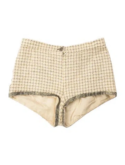 Pre-owned Chanel 2011 Mini Shorts In Neutral