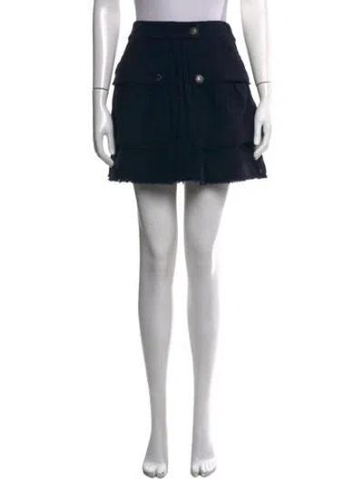 Pre-owned Chanel 2011 Mini Skirt In Blue