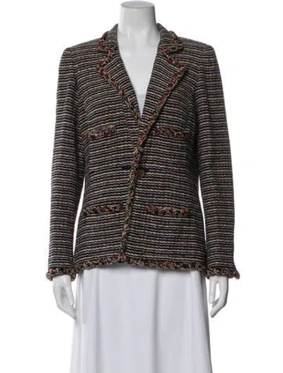 Pre-owned Chanel 2011 Nylon Blazer In Black