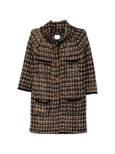 Pre-owned Chanel 2011 Paris Byzance Coat In Neutral